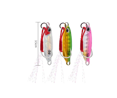 Señuelo Micro Jig 5g Para Pesca Con Assist Hook