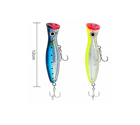 Señuelo De Pesca Popper 12cm Para Superficie