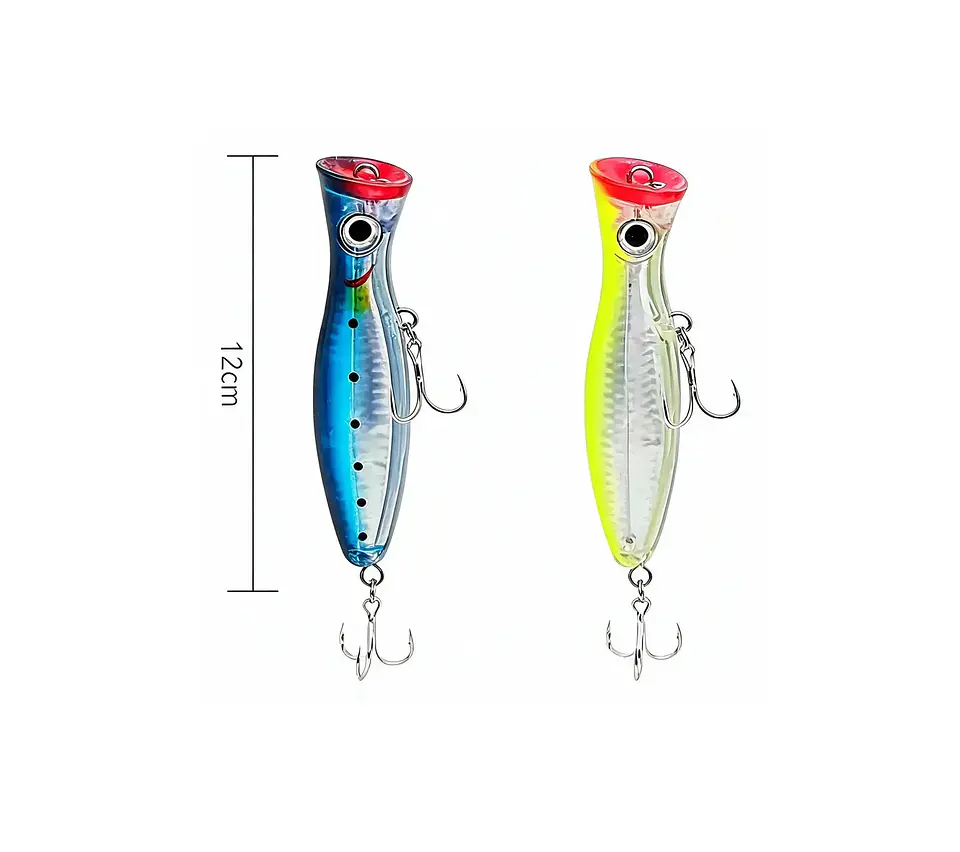 Señuelo De Pesca Popper 12cm Para Superficie 1