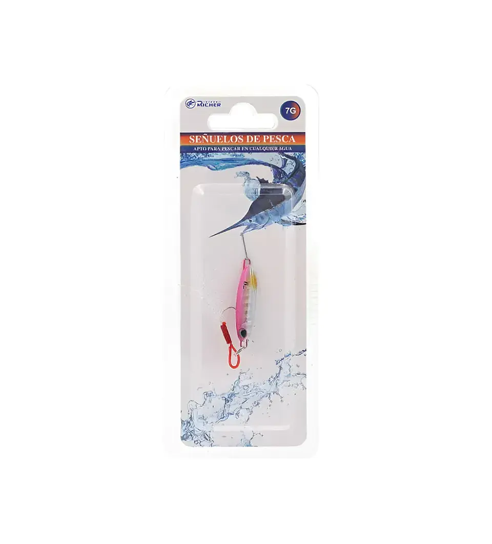 Señuelo De Pesca Jig Metálico 7g 3.9cm Con Assist Hook 4