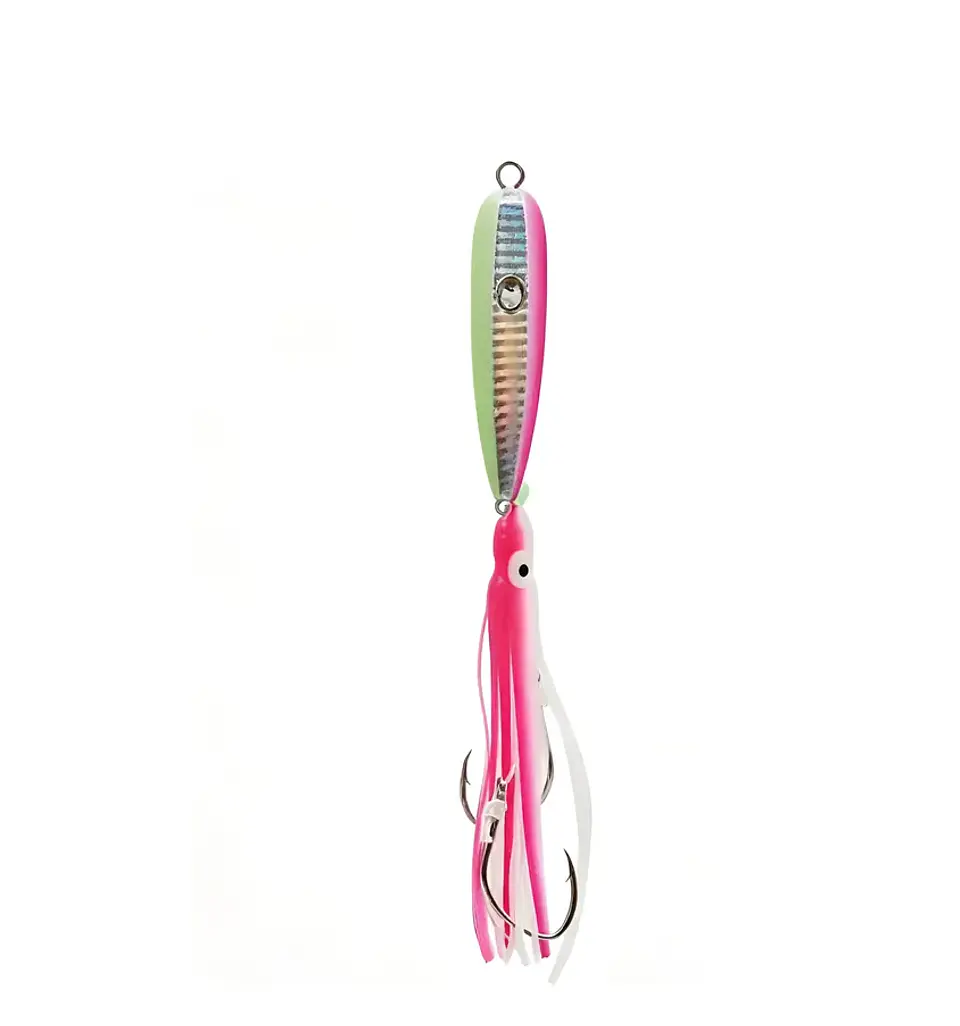 Señuelo Jig Pesca Marítima Pulpo Luminoso 40g 6