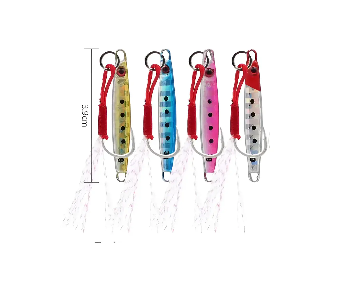 Señuelo Micro Jig Metálico 3.9cm Para Pesca Rockfishing 4