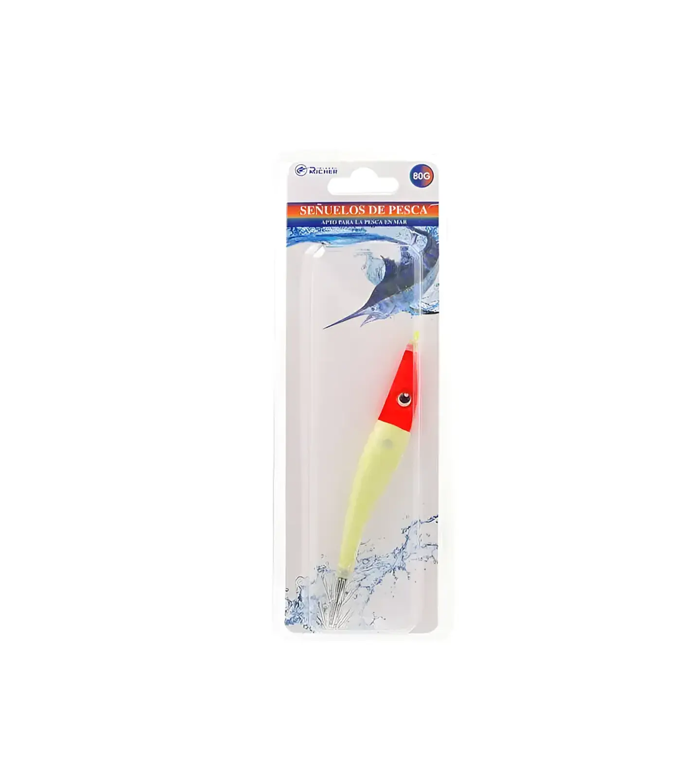 Señuelo Potera Pesca De Mar 80g 4