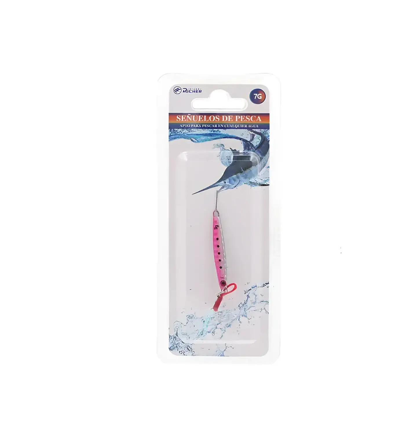 Señuelo Jig Pesca 7g 5cm Con Assist Hook 5
