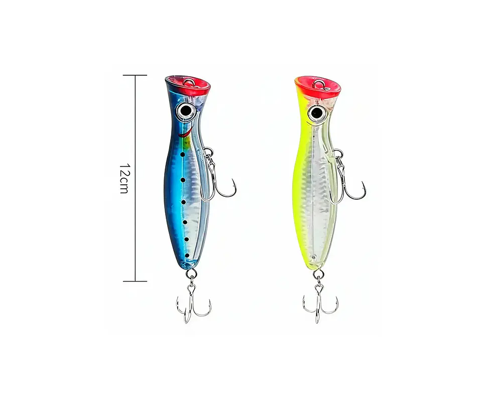 Señuelo De Pesca Popper 12cm Para Superficie 1