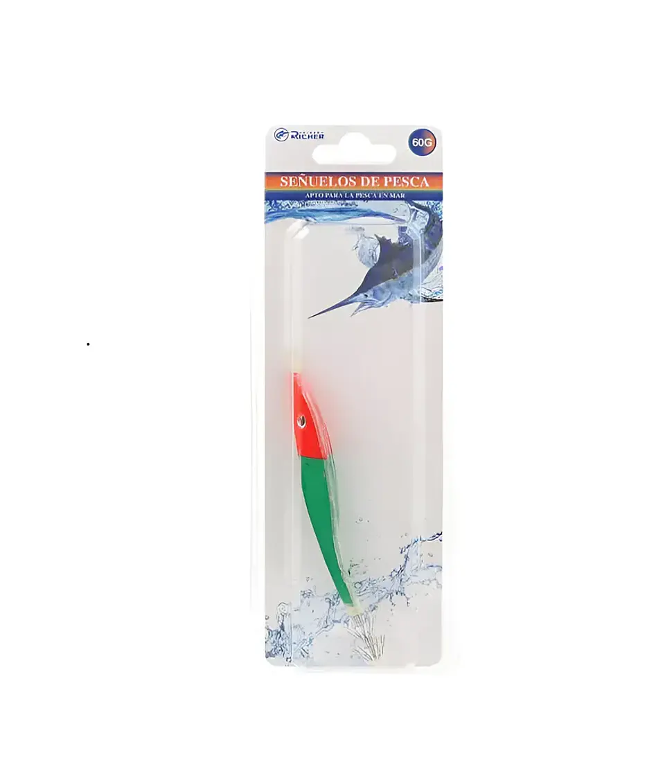 Señuelo Pota Jibionera Para Calamar 60g 12cm 4