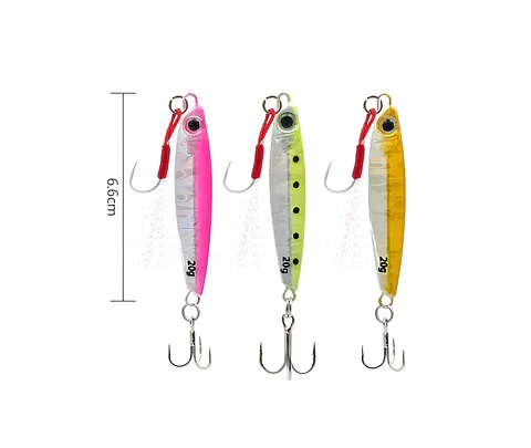 Señuelo De Pesca 20g Con Anzuelo Triple