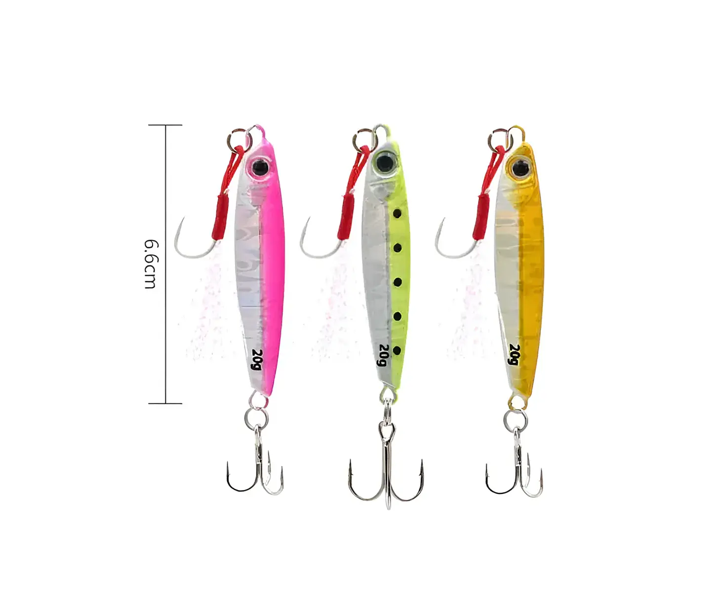Señuelo De Pesca 20g Con Anzuelo Triple 2