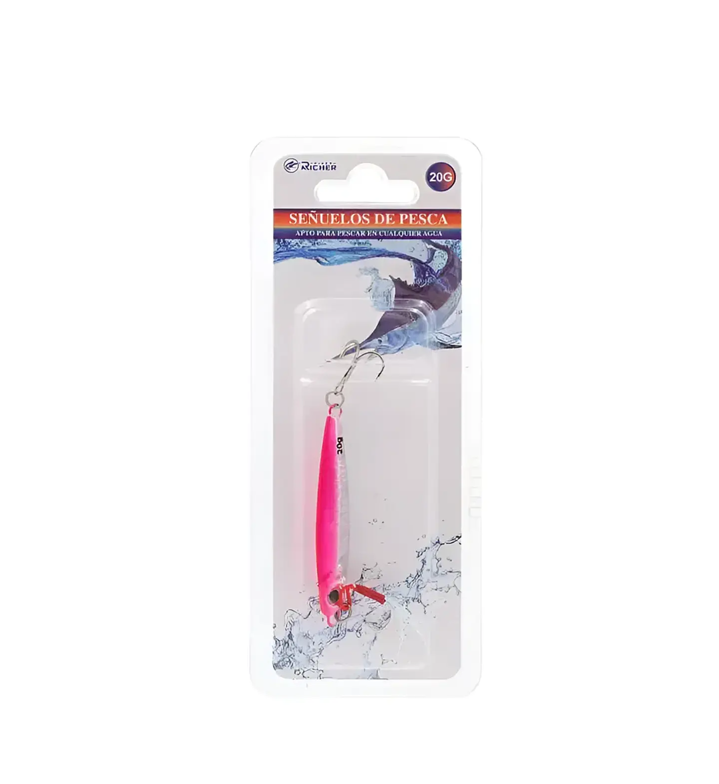 Señuelo De Pesca 20g Con Anzuelo Triple 4