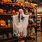 Muñeco Novia Fantasma Decorativo Halloween Luz Y Sonido 50cm - Miniatura 4