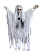 Muñeco Novia Fantasma Decorativo Halloween Luz Y Sonido 50cm - Miniatura 5