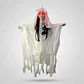 Muñeco Novia Fantasma Decorativo Halloween Luz Y Sonido 50cm - Miniatura 1