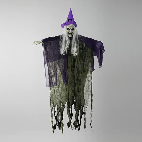 Bruja Colgante Decoración Halloween Terror 120cm