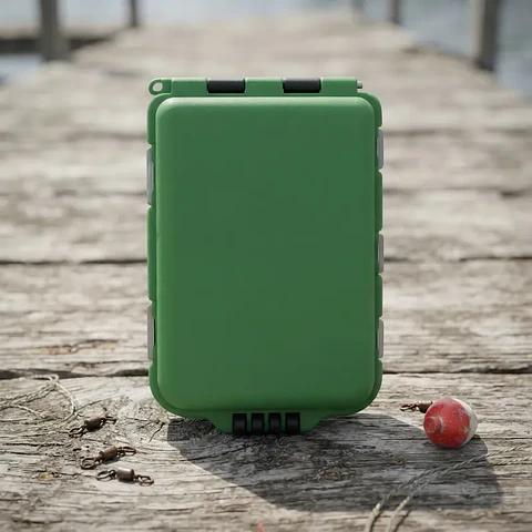 Caja de Pesca Verde 95x60x25mm