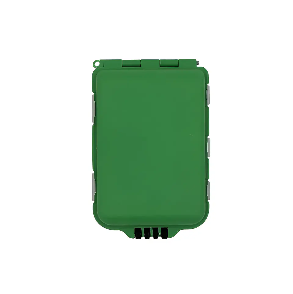 Caja de Pesca Verde 95x60x25mm 5
