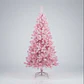 Árbol De Navidad Artificial Rosado 150 Cm Con Base Metálica - Miniatura 2