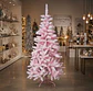 Árbol De Navidad Artificial Rosado 150 Cm Con Base Metálica - Miniatura 4