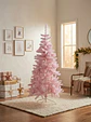 Árbol de Navidad Artificial Rosado 180 cm con Base Metálica - Miniatura 4