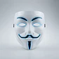 Máscara Vendetta Con Luces Led 22x17 Cm - Miniatura 2