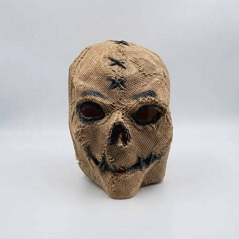 Máscara Espantapájaros Terror Halloween 25x17.5 Cm