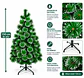 Árbol De Navidad Artificial Verde 150 Cm Con Base Metálica - Miniatura 5