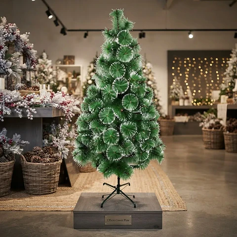 Árbol De Navidad Artificial Verde 120 Cm