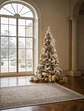 Árbol De Navidad Plegable Puntas Blancas Y Luces 180cm  - Miniatura 2