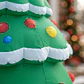 Papá Noel Saliendo del Árbol de Navidad, Inflable Eléctrico con Luces 180cm - Miniatura 3