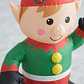 Elfo Inflable Navideño Verde y Rojo de 120cm - Miniatura 3