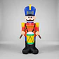 Soldado tocando tambor inflable eléctrico con luces 180cm - Miniatura 3