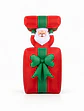 Papá Noel con regalo y movimiento vertical, inflable eléctrico con luces 150cm - Miniatura 1