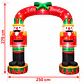 Arco Inflable De Soldado Navideño Eléctrico Con Luces 270cm - Miniatura 2