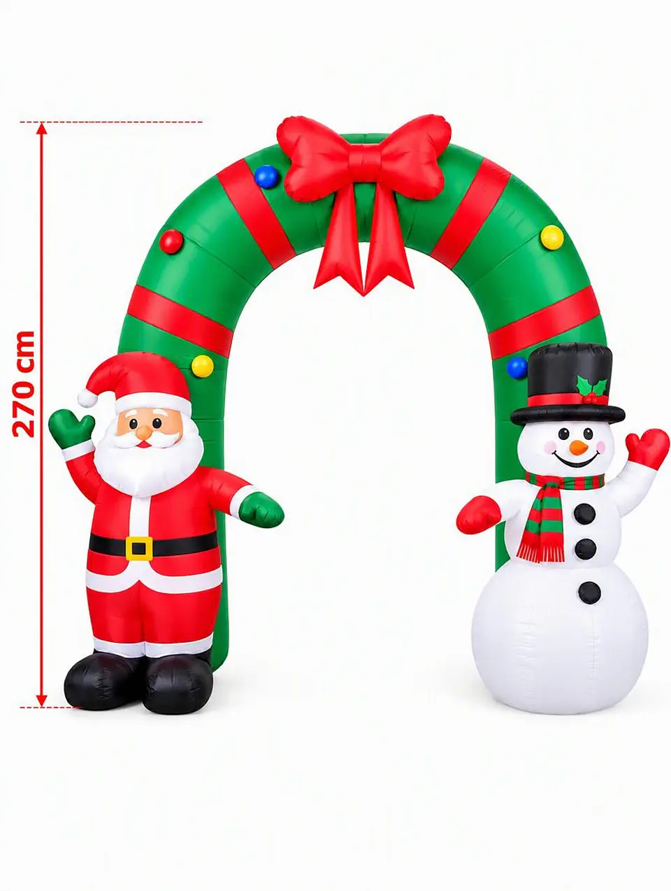 Arco Navideño Inflable Eléctrico Con Luces 270cm 2
