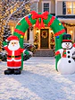 Arco Navideño Inflable Eléctrico Con Luces 270cm - Miniatura 3