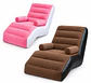 Sillón Inflable Café O Rosado 140x85x80 - Miniatura 4