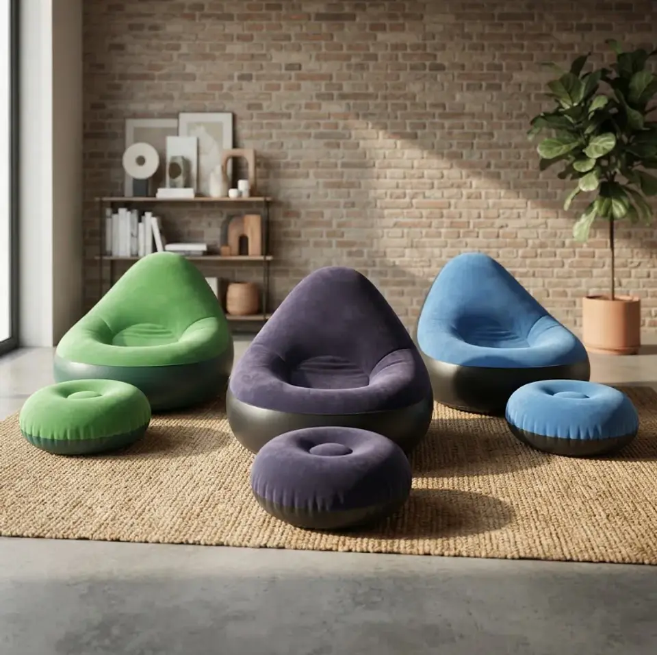 Sillón Inflable Modular Sencillo 100*100*73CM 3