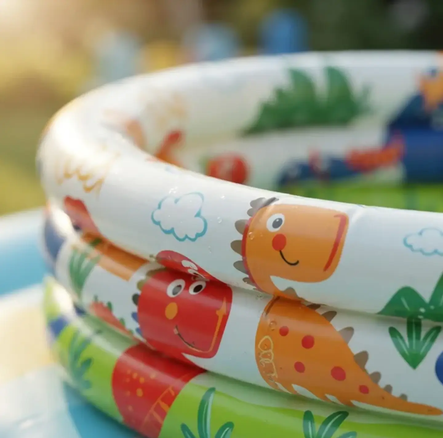 Piscina Inflable Infantil De 60 Cm Con Diseño De Dinosaurios 3