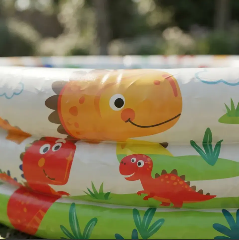 Piscina Inflable Infantil De 60 Cm Con Diseño De Dinosaurios 5