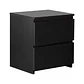 Velador Cajon Doble Minimal Oscuro - Miniatura 1