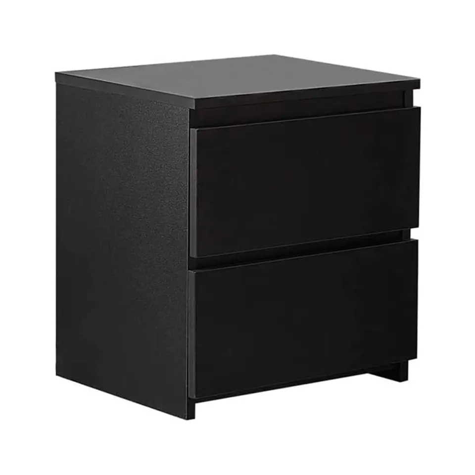 Velador Cajon Doble Minimal Oscuro 1