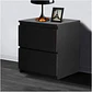 Velador Cajon Doble Minimal Oscuro - Miniatura 2