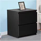 Velador Cajon Doble Minimal Oscuro - Miniatura 3