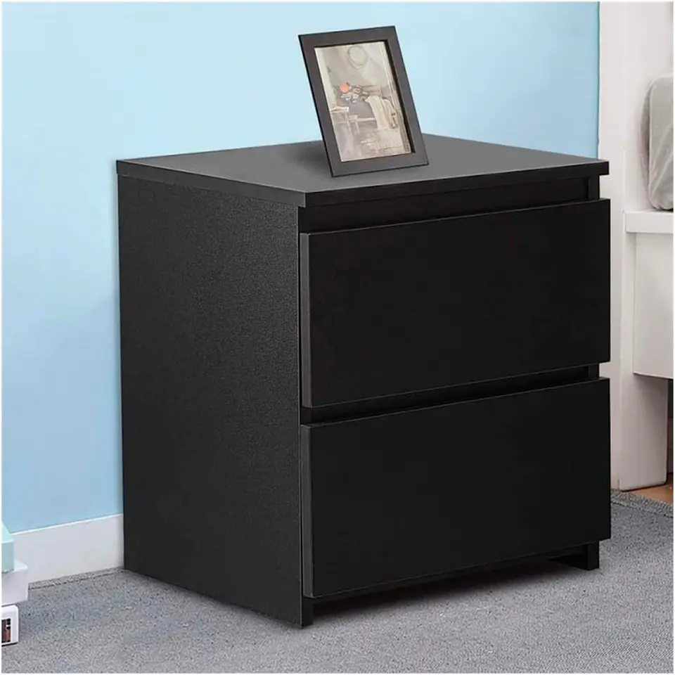 Velador Cajon Doble Minimal Oscuro 3