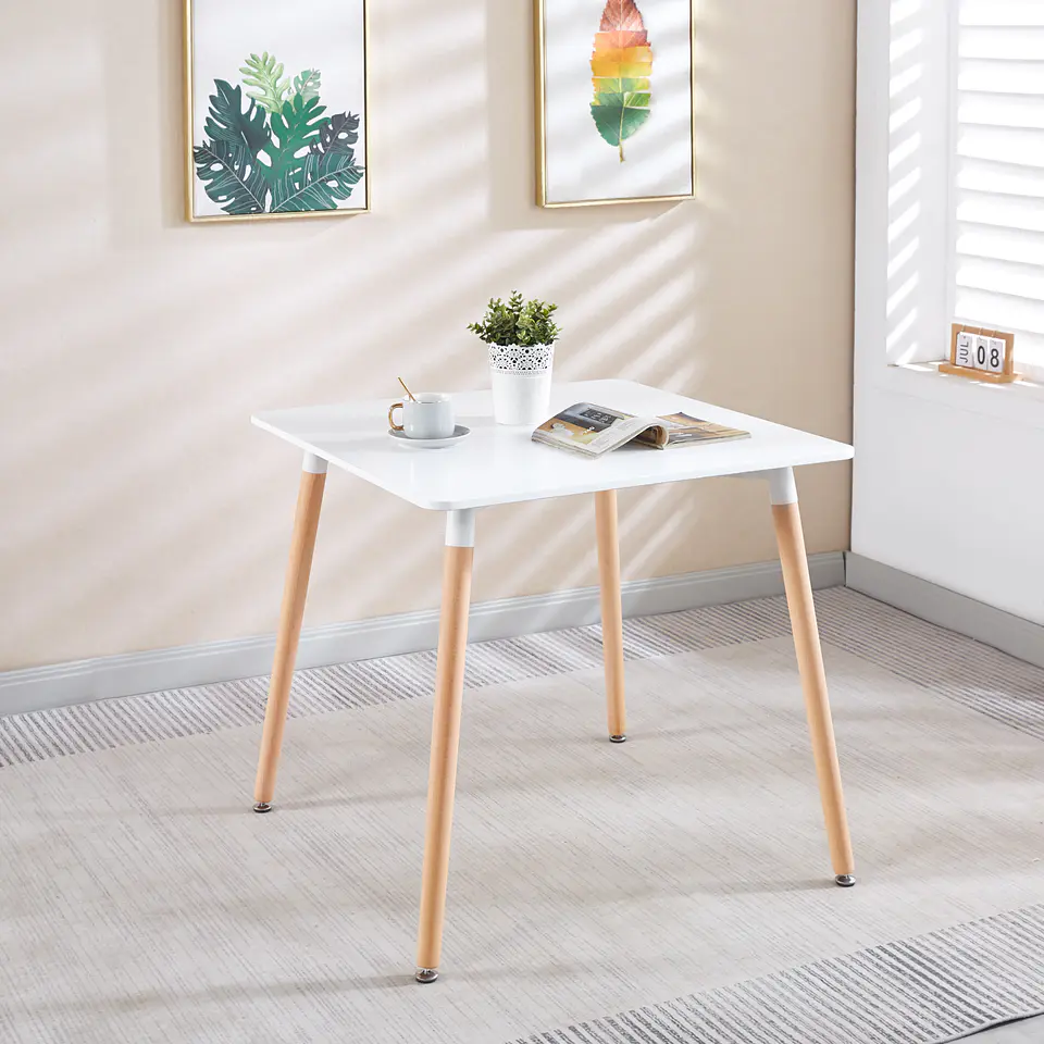 Mesa Cuadrada de Comedor Eames 80x80cm  5