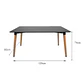 Mesa de Comedor 120x80 Rectangular - Miniatura 5