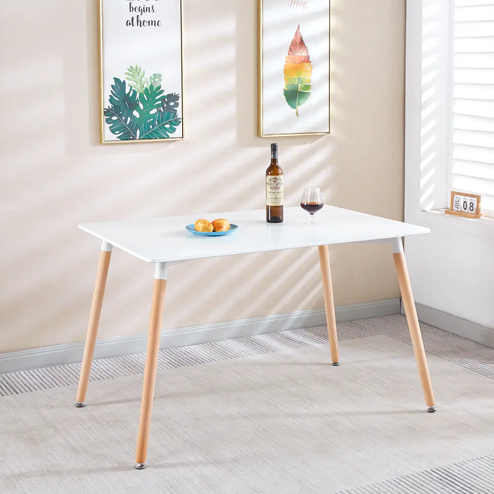 Mesa de Comedor 120x80 Rectangular 9