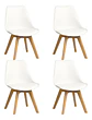 Pack 4 Sillas Tulip Acolchadas - Miniatura 3