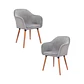 Pack de 2 Butacas Sitiales Poltronas Diamante Terciopelo  - Miniatura 3