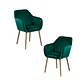Pack de 2 Butacas Sitiales Poltronas Diamante Terciopelo  - Miniatura 5