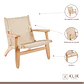 Butaca Sitial Danesa Wegner - Madera Hilo de Cuerda - Miniatura 7